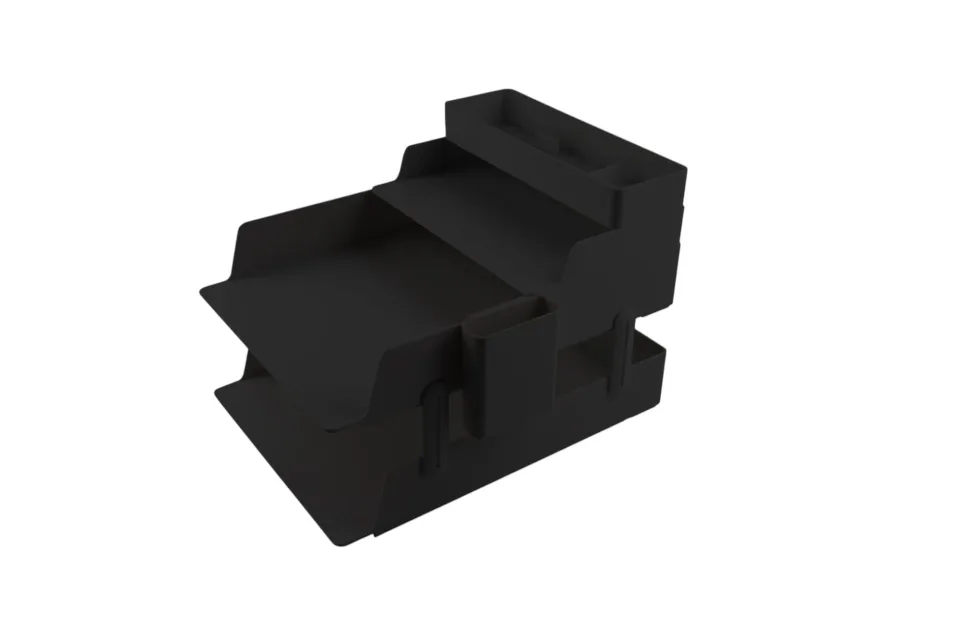 Tavă organizator orizontal Sworld, negru