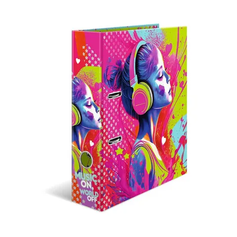Clasor Herma Music Girl, carton, 7 cm, design Music Girl