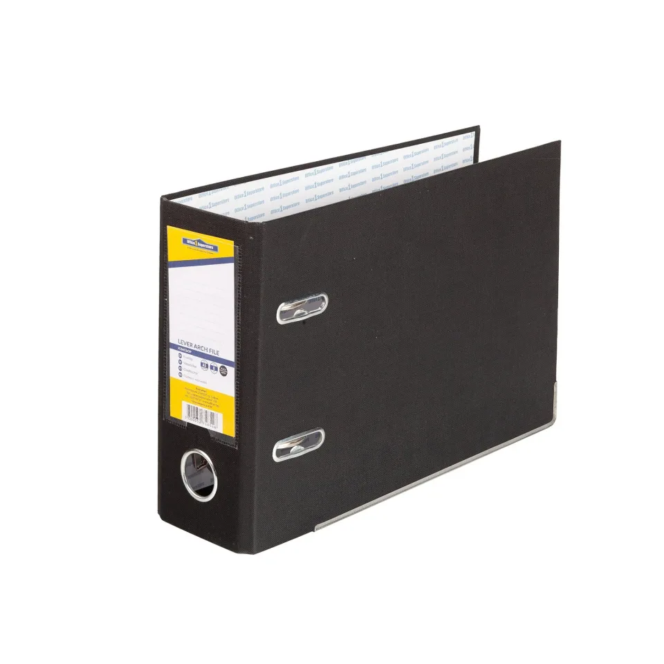 Office 1 Biblioraft, bancă A5, 8 cm, neasamblat, 50 buc., negru