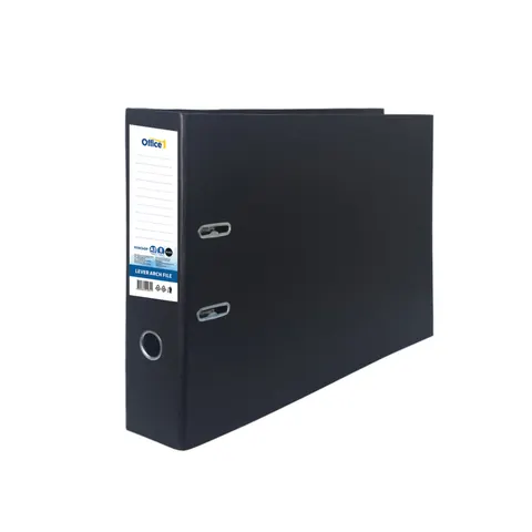 Office 1 Biblioraft, A3, 8 cm, orizontal, negru