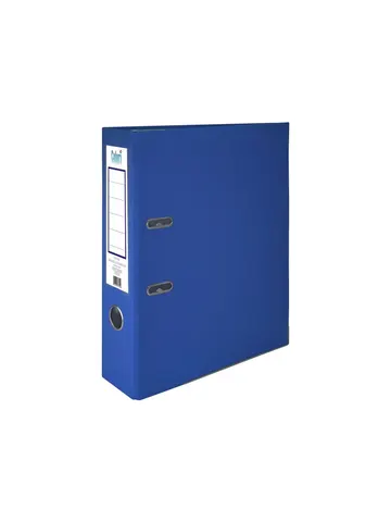 Dosar Colorat, 8 cm, PP, cu margine metalică, albastru închis