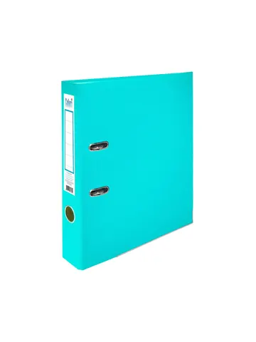 Colori Biblioraft, 5 cm, PP, cu margine metalică, acvamarin