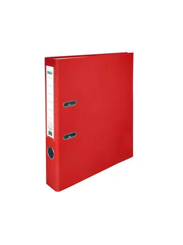 Office 1 Biblioraft, 5 cm, PP, fără margine metalică, roșu