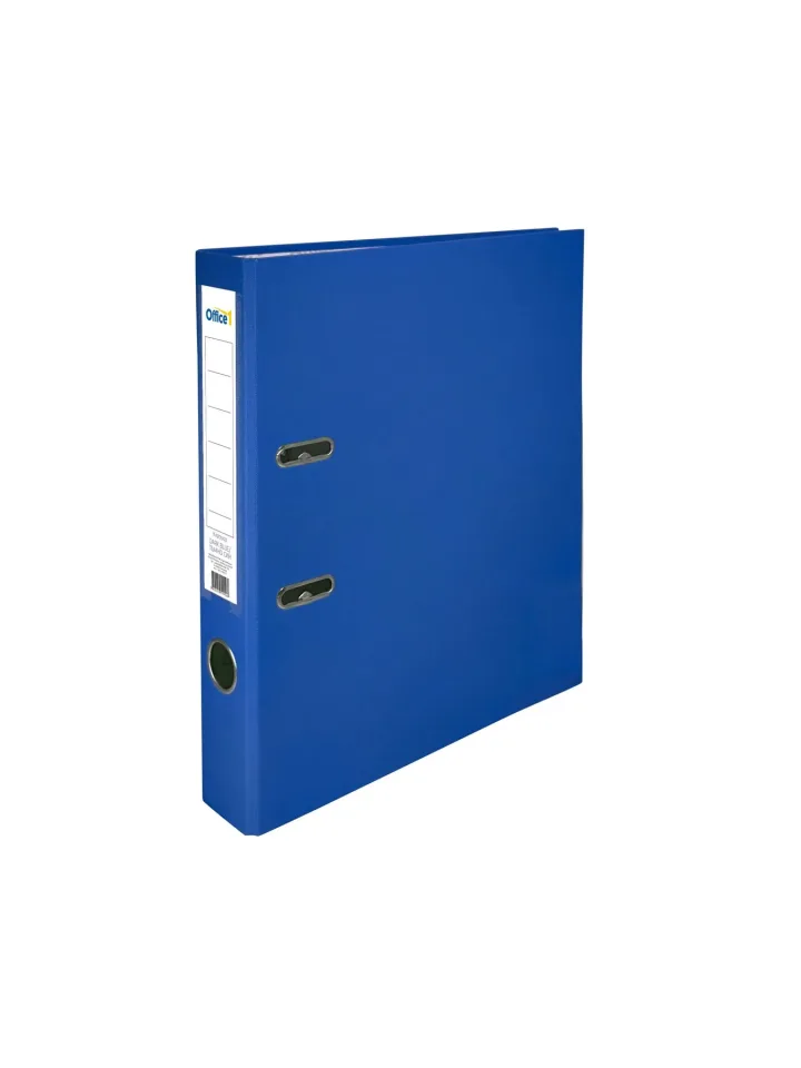 Office 1 dosar, 5 cm, PP, fără margine metalică, albastru închis