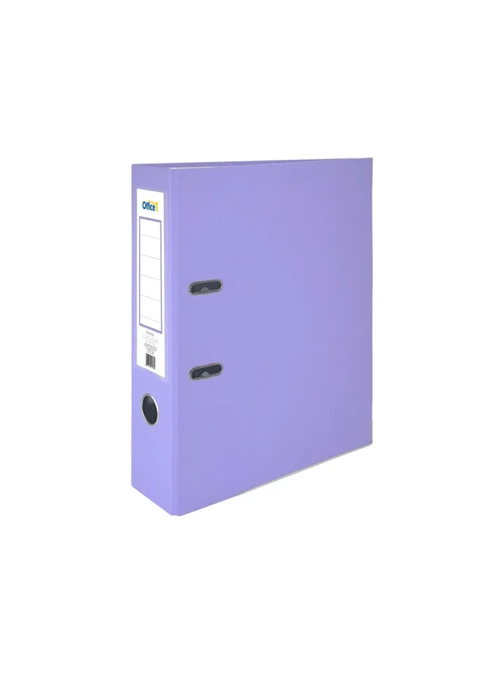 Biblioraft Office 1, 8 cm, PP, cu margine metalică, liliac