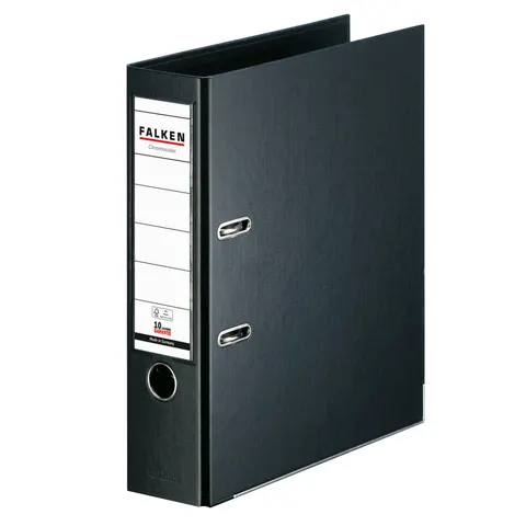 Falken Biblioraft Chromocolor, 8 cm, PP, negru
