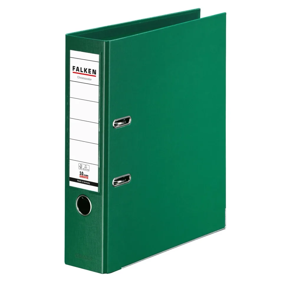 Falken Dosar cu levier Chromocolor, 8 cm, PP, verde