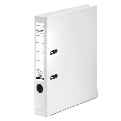 Biblioraft Falken Chromocolor, 5 cm, PP, alb