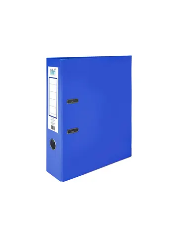 Colori Biblioraft, 8 cm, PP, cu margine metalică, neasamblat, albastru, 50 bucăți