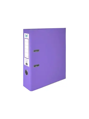 Dosar Colori, 8 cm, PP, cu margine metalică, neasamblat, mov, 50 bucăți
