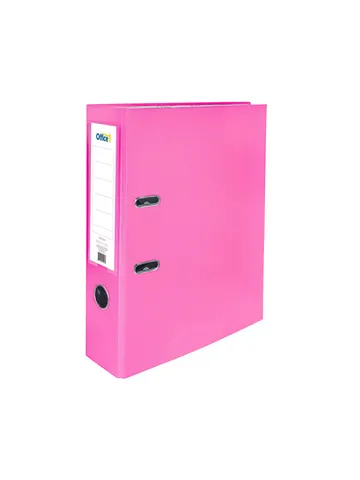 Office 1 Biblioraft, 8 cm, PP, neasamblat, roz, 50 buc.