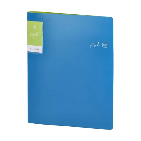 Biro Time Biblioraft Fisk, A4, 2 inele, 20 mm, albastru
