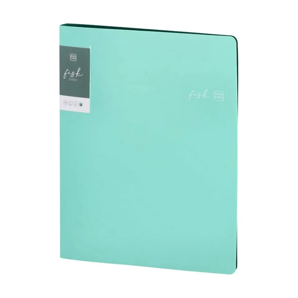 Biro Time Biblioraft Fisk, A4, 4 inele, 20 mm, verde