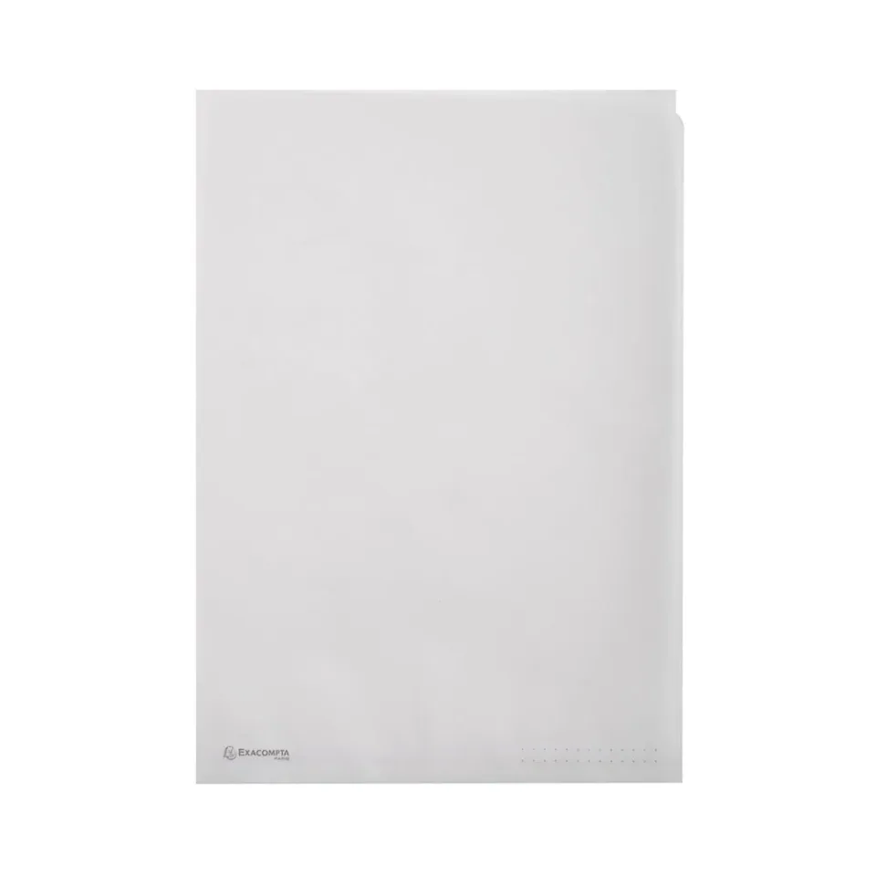 Exacompta Buzunar pentru documente, în formă de L, carton, 110 g/m², 50 buc.