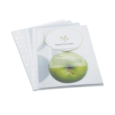 Plicuri pentru documente Rapesco Eco, A4, cristal, 100 buc