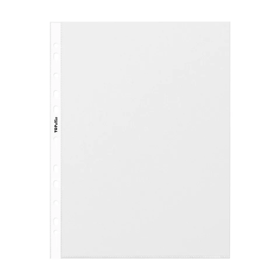 Plic document Top Office, A4, 40 µm, mat, 100 bucăți