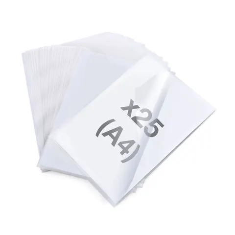 Folia Documente Rapesco Eco GRS, în formă de L, A4, 100 Microni, Cristalin, 25 Bucăți