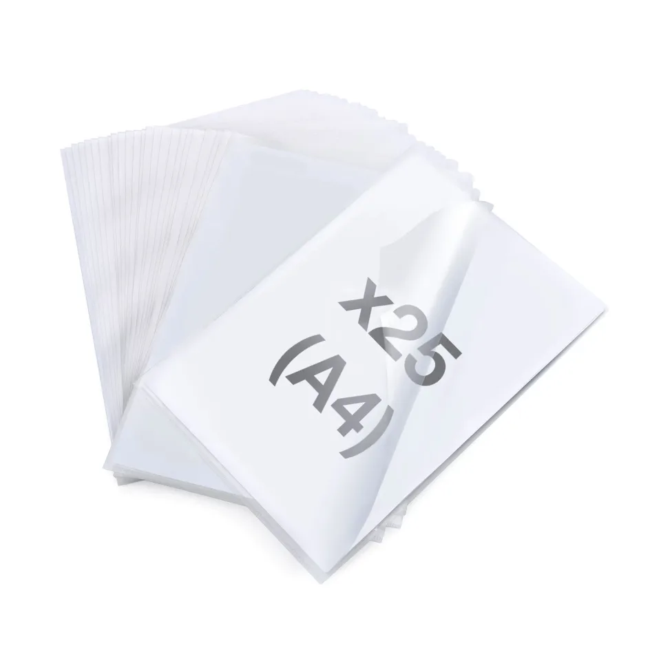 Folia Documente Rapesco Eco GRS, în formă de L, A4, 100 Microni, Cristalin, 25 Bucăți