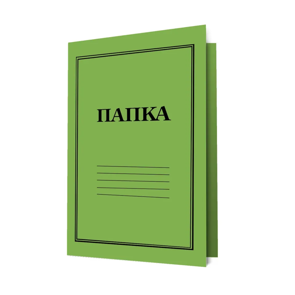 Dosar, carton, cu clemă, 250 g/m², verde, 10 buc