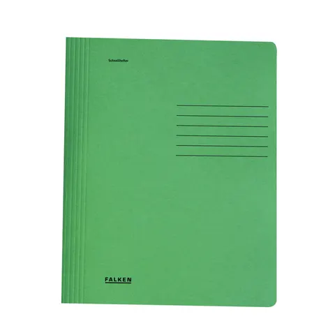 Falken Dosar, carton, cu clemă, verde închis