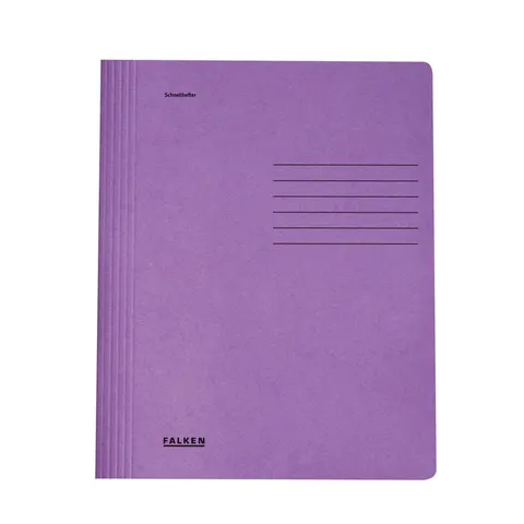 Falken Dosar, carton, cu clemă, violet