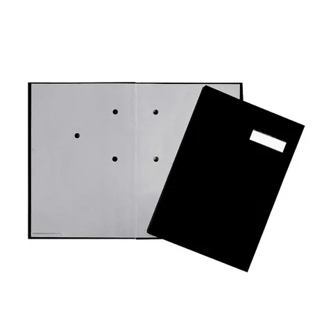 Durable Dosar Signature, cu 20 compartimente, negru