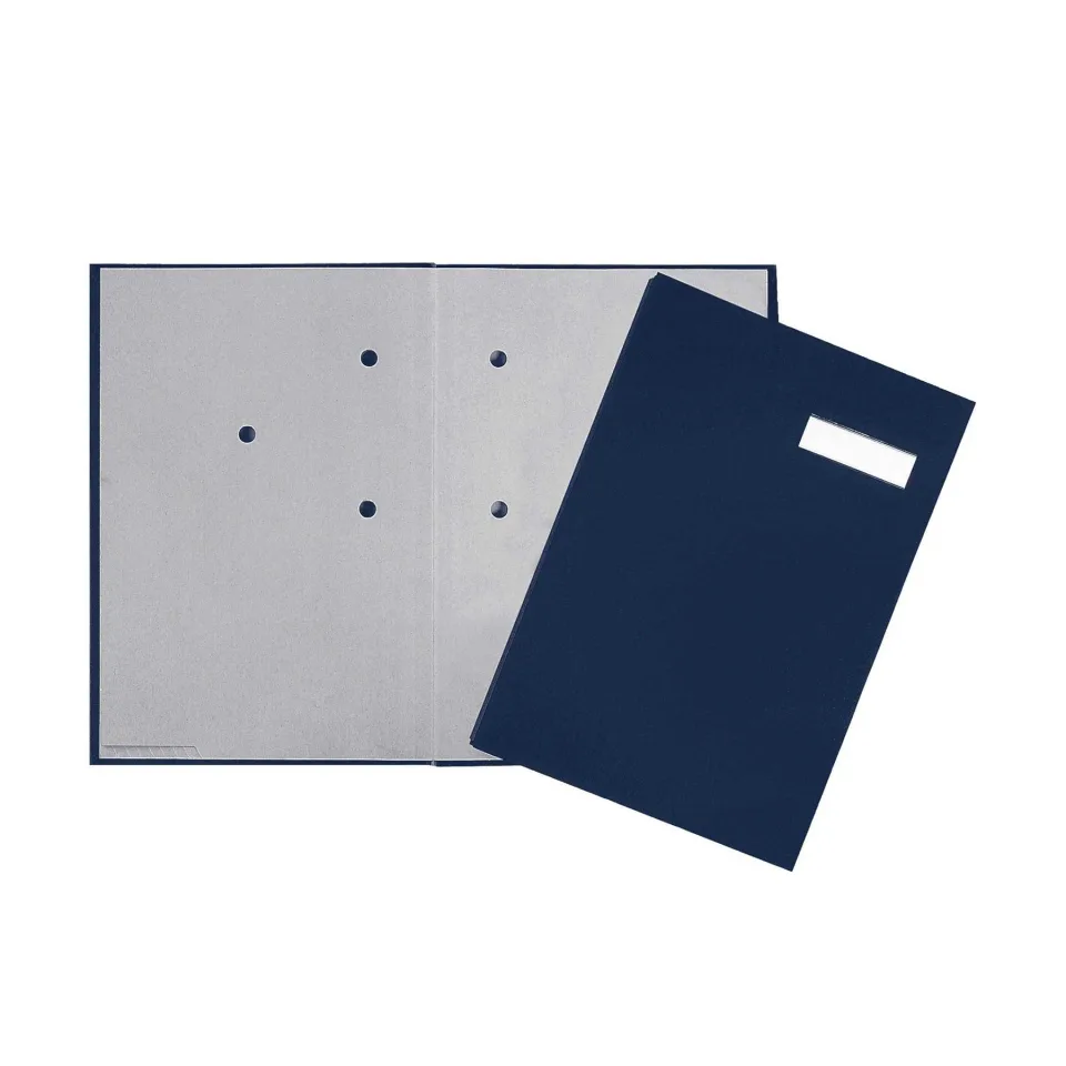 Dosar Durable Signature, cu 20 de compartimente, albastru închis