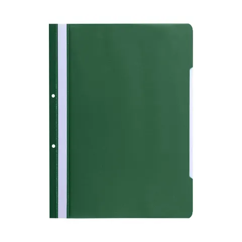 Dosar Economy, PP, perforat, verde, 50 buc.