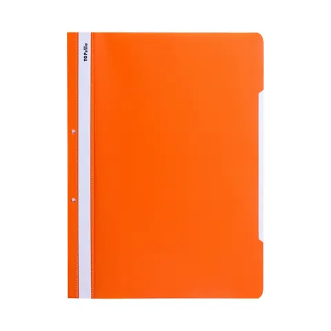 Dosar Top Office, PP, perforat, portocaliu, 50 buc