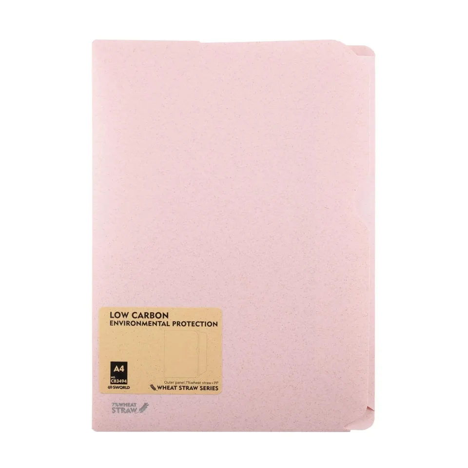 Dosar Sworld Wheat Straw, A4, roz