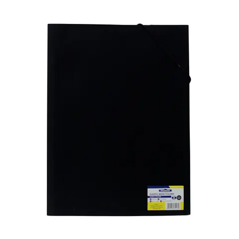 Dosar Office 1, PP, cu elastic, negru