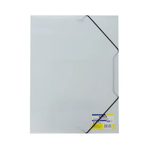 Dosar Office 1, PP, cu elastic, alb