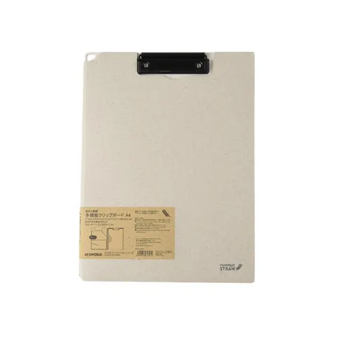 Sworld Clipboard Wheat Straw, cu copertă, alb