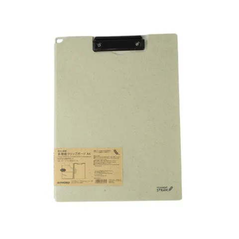 Sworld Clipboard Wheat Straw, cu copertă, verde