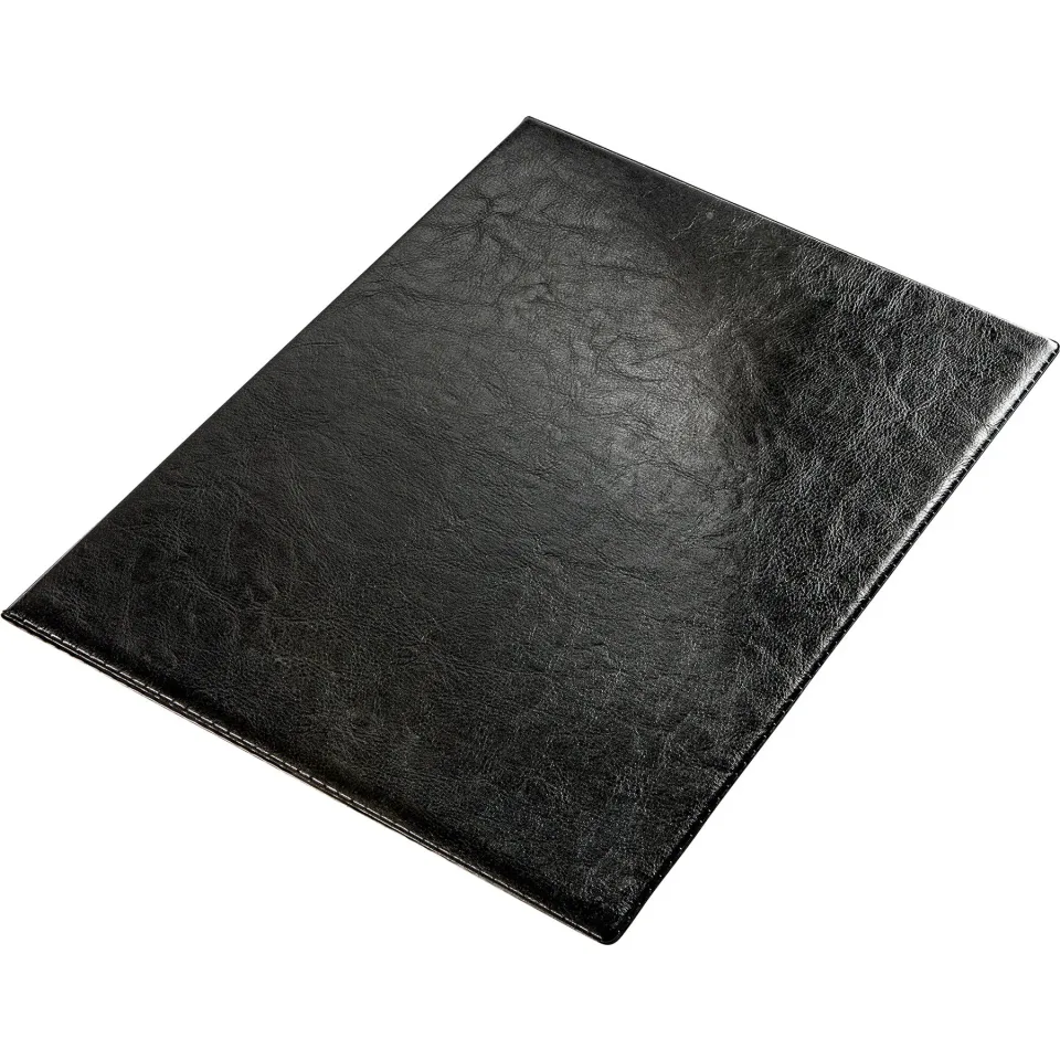 Panta Plast Dosar pentru certificate, imitație piele, negru