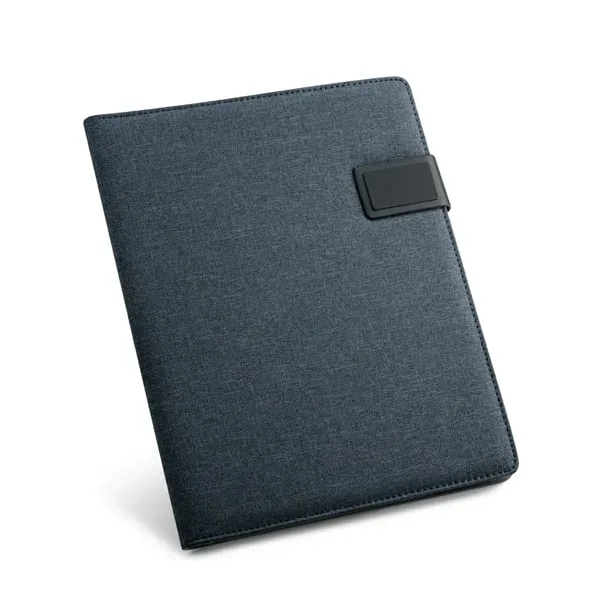 Dosar conferință Hi!dea, A4, material textil, albastru