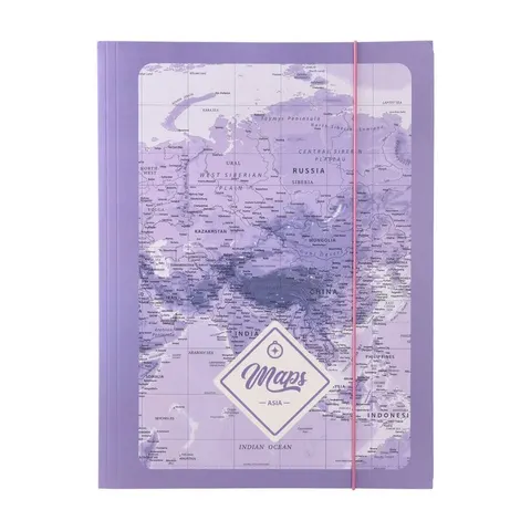 Biro Time Apex 10 Dosar, cu elastic, A4, 10 mm, mov