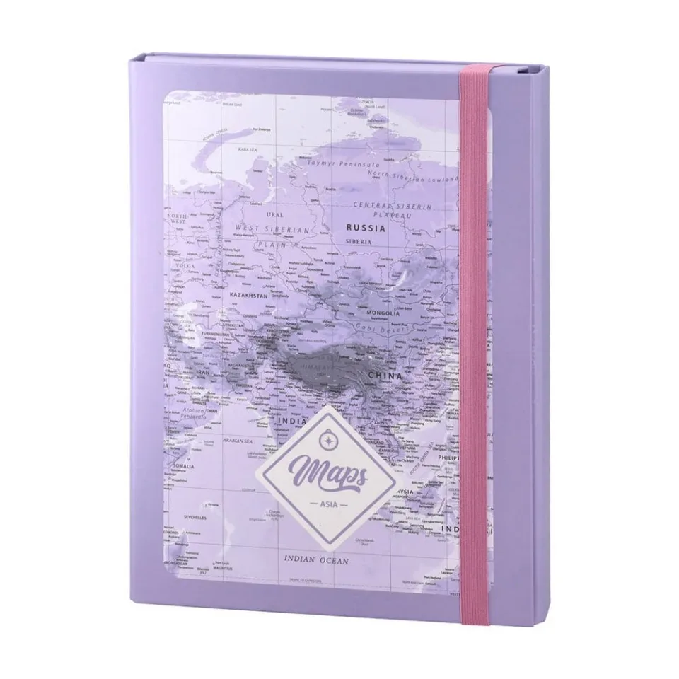 Biro Time Apex 40 Dosar, cu elastic, A4, 40 mm, mov