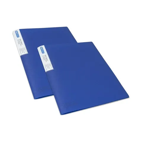 Rapesco Mapă Germ-Savvy, PP, cu 20 de folii, albastru, 2 bucăți