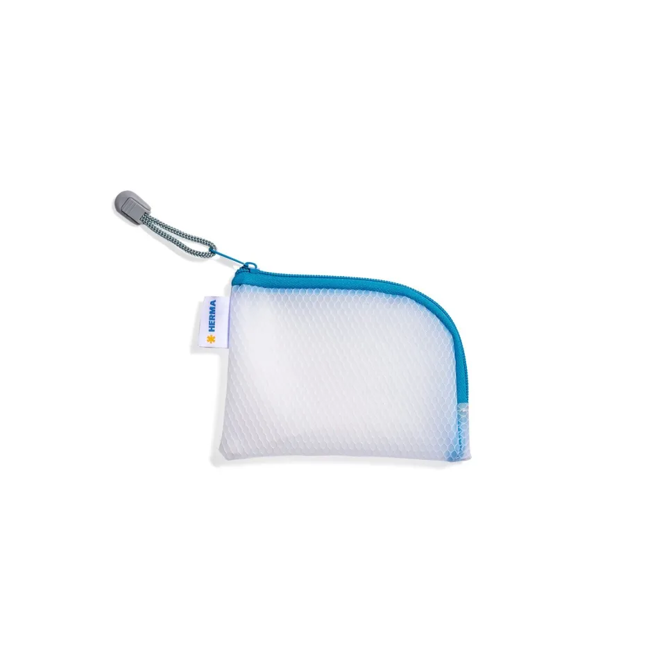 Dosar universal Herma, A7, cu fermoar, albastru