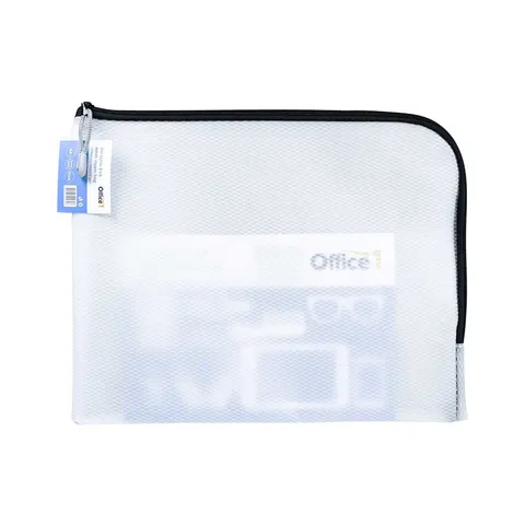 Office 1 Dosar Versatile, A4+, cu fermoar, negru