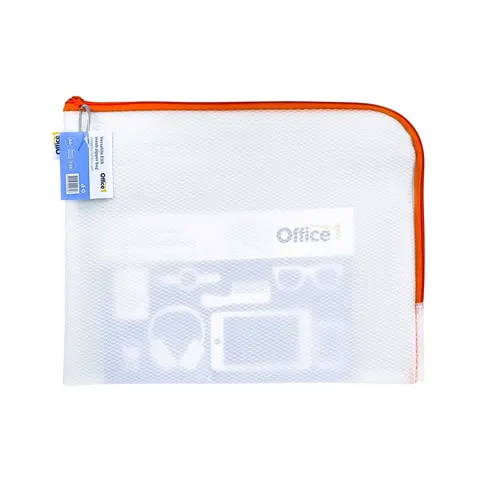 Office 1 Dosar Versatile, A4+, cu fermoar, portocaliu