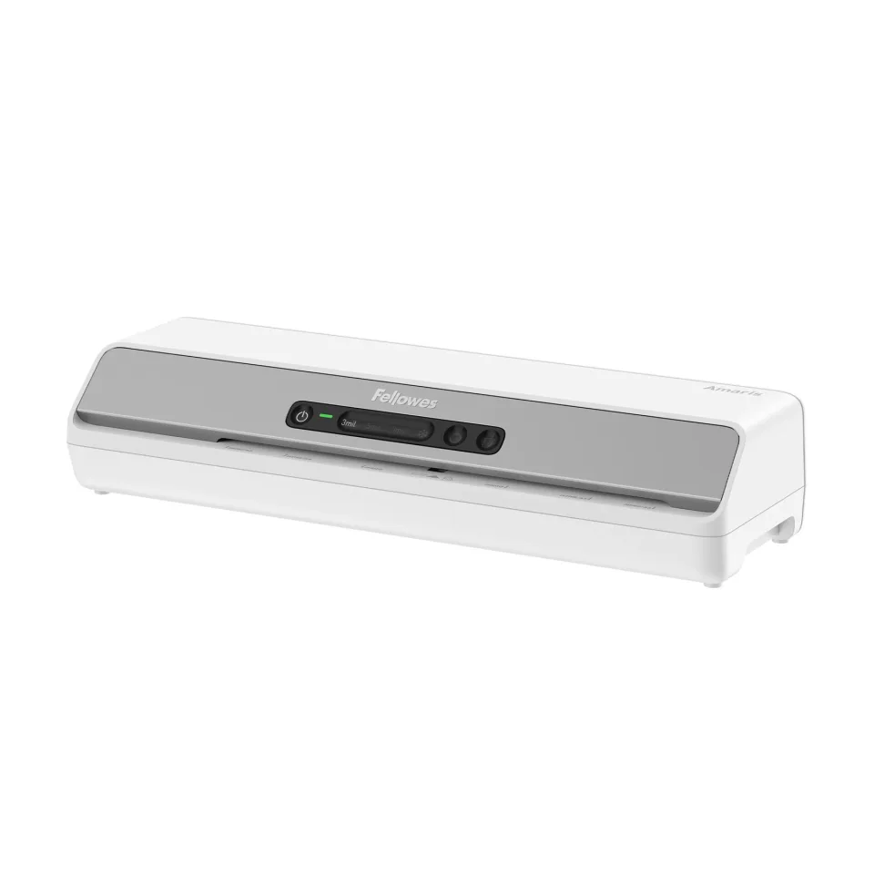 Fellowes Laminator Amaris, A3, pentru folie de până la 175 microni, alb, timp de încălzire 1 min, 6 valțuri