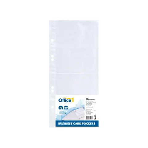 Pungi pentru cărți de vizită Office 1, 10 bucăți