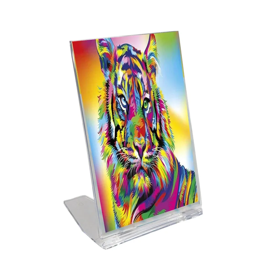 KEJEA Suport display, cu unghi reglabil, vertical, A4, transparent