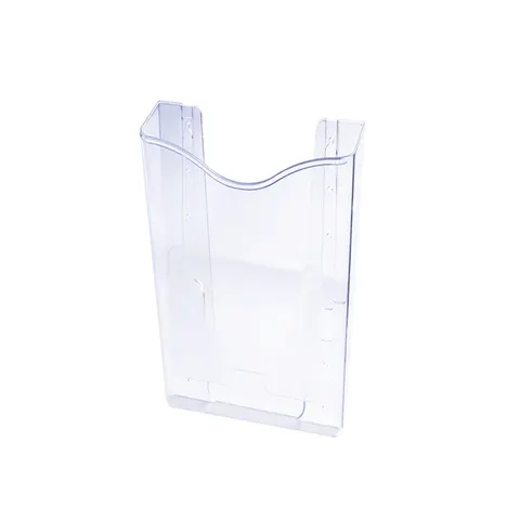 Suport de Perete KEJEA pentru Broșuri, Vertical, 99 x 210 mm, Transparent