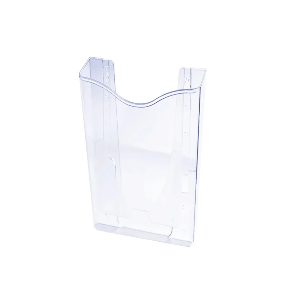 Suport de Perete KEJEA pentru Broșuri, Vertical, 99 x 210 mm, Transparent
