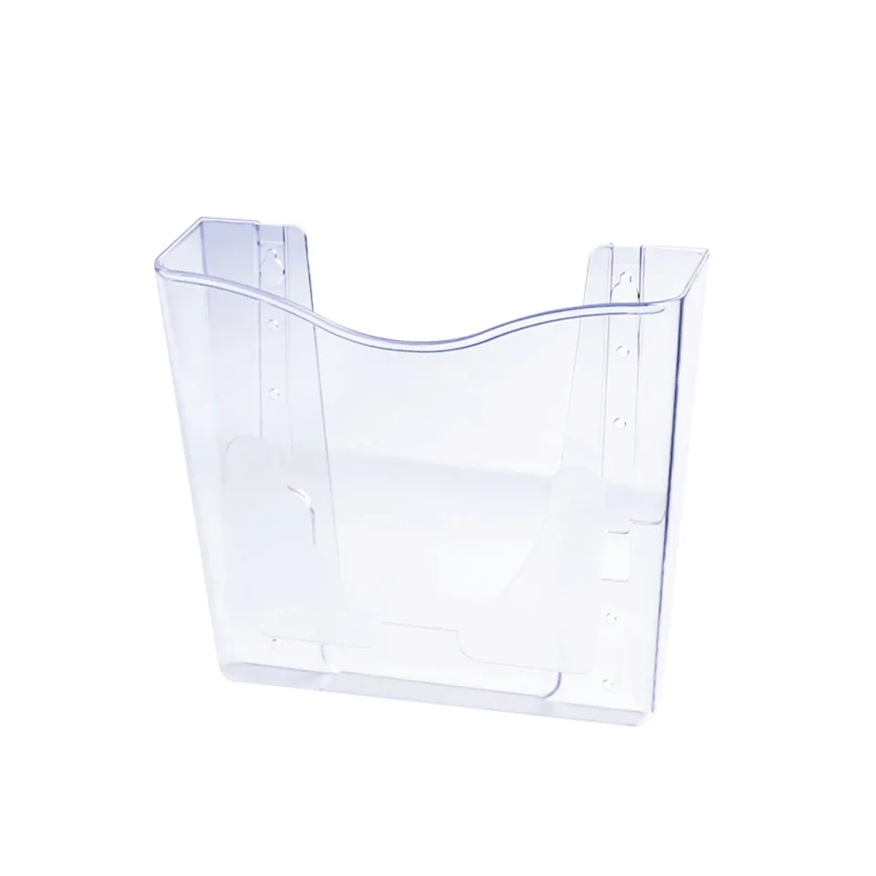 Suport pentru broșuri KEJEA, montat pe perete, vertical, A5, transparent