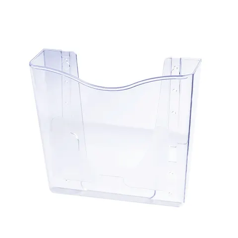 Suport de perete KEJEA pentru broșuri, vertical, A4, transparent