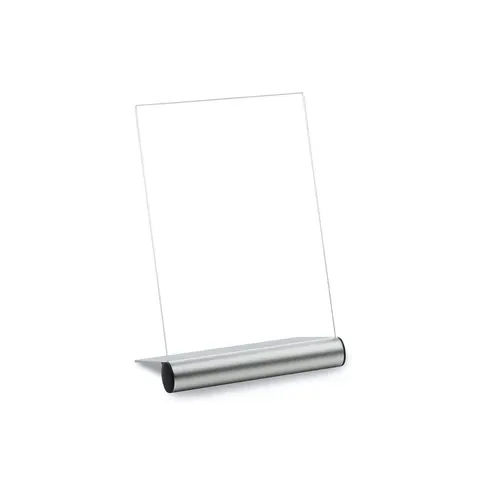 Suport de prezentare Platinum, acril și aluminiu, A5